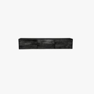 Zwevend TV meubel Vision zwart | 160cm